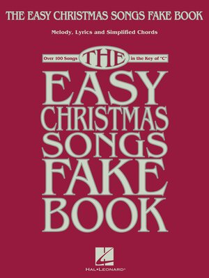 cover image of The Easy Christmas Songs Fake Book